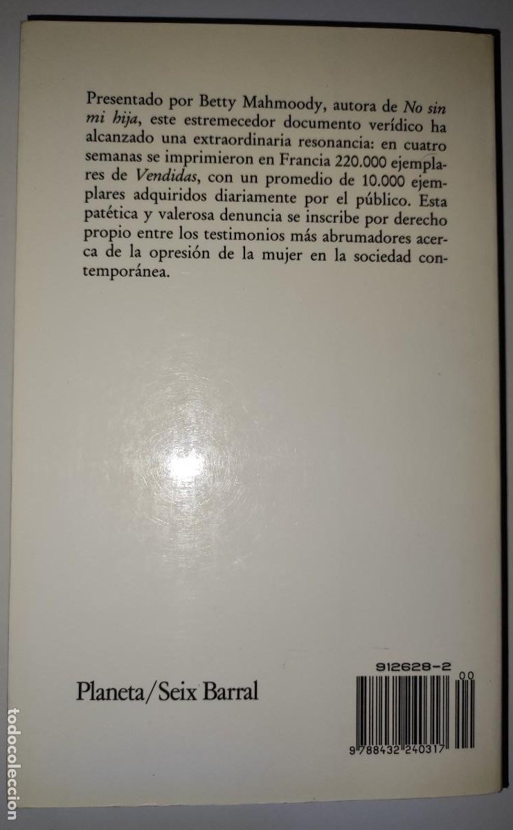 Libros: Libro VENDIDAS Zana Muhsen - Foto 2