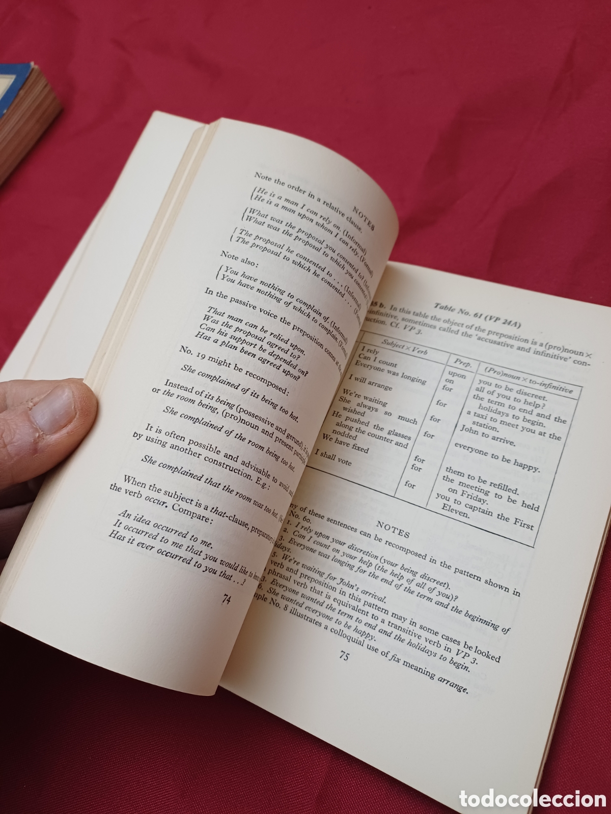 Libros: LIBRO, A GUIDE TO PATTERNS AND USAGE IN ENGLISH, 1961, EN INGL&Eacute;S - Foto 9