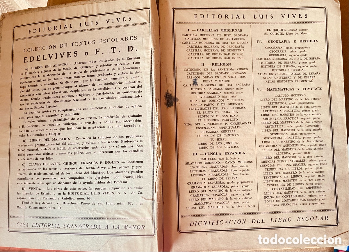 Libros: Antiguo Libro Historia de Espa&ntilde;a (Segundo grado) - Foto 4