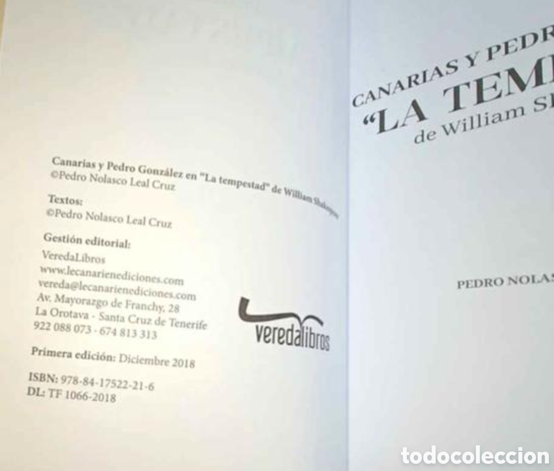 Libros: Canarias y Pedro Gonz&aacute;lez en &rdquo;La Tempestad&rdquo; - Foto 3