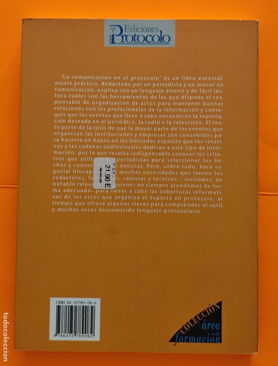 Libros: LA COMUNICACION EN EL PROTOCOLO - LIBRO - Foto 2