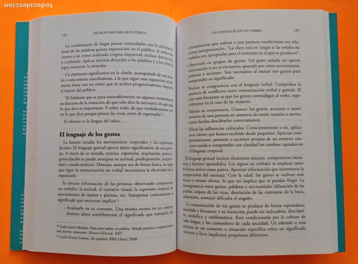 Libros: TECNICAS PARA HABLAR EN PUBLICO - PROTOCOLO - Foto 3