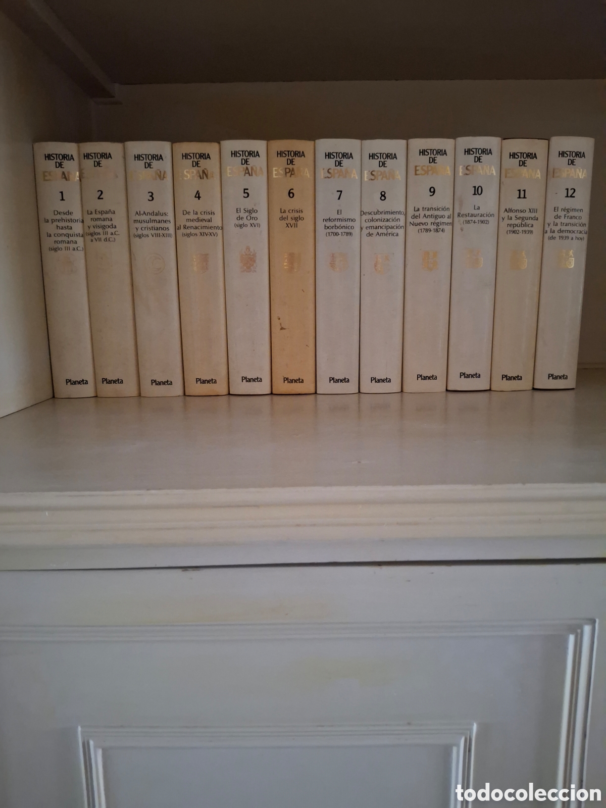 Libros: Historia de Espa&ntilde;a de Editorial Planeta en 12 vol&uacute;menes