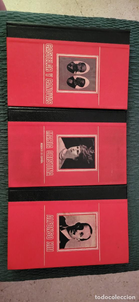 Libros: Lote 3 Libros Historia de Espa&ntilde;a | C&aacute;novas Castelar Alfonso XIII Mar&iacute;a Cristina