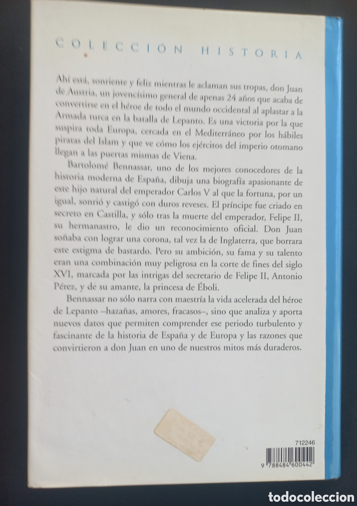 Libros: Don Juan de Austria. Bartololome Bennassar - Foto 2