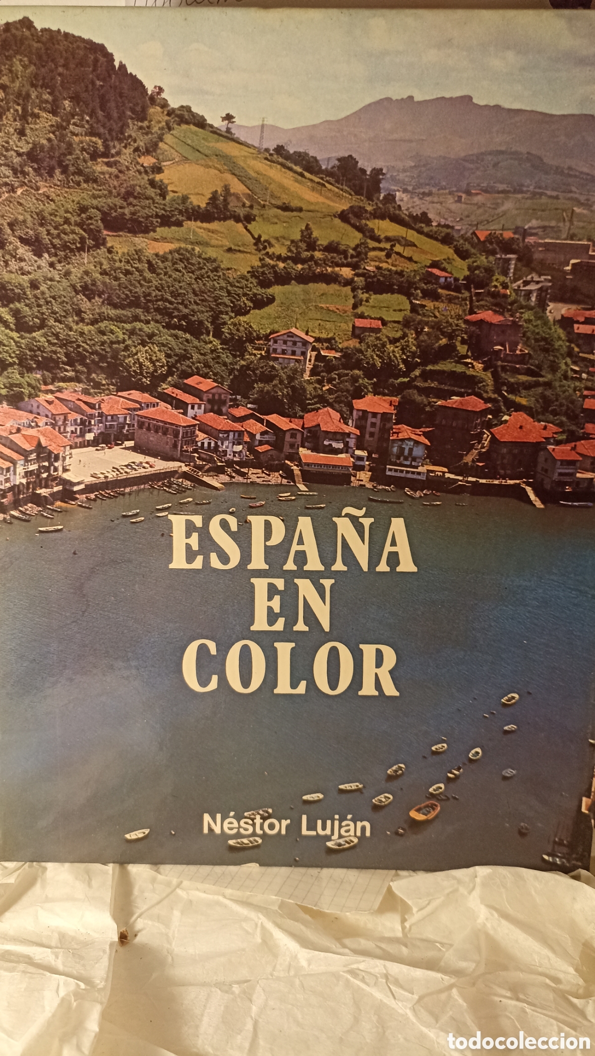 Libros: &rdquo;Espa&ntilde;a en Color&rdquo; por N&eacute;stor Luj&aacute;n, publicado por editorial Cedag en 1979.