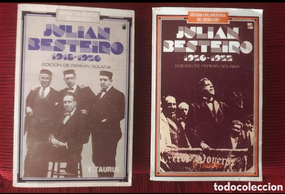 Libros: Juli&aacute;n besteiro, historia parlamentaria del socialismo