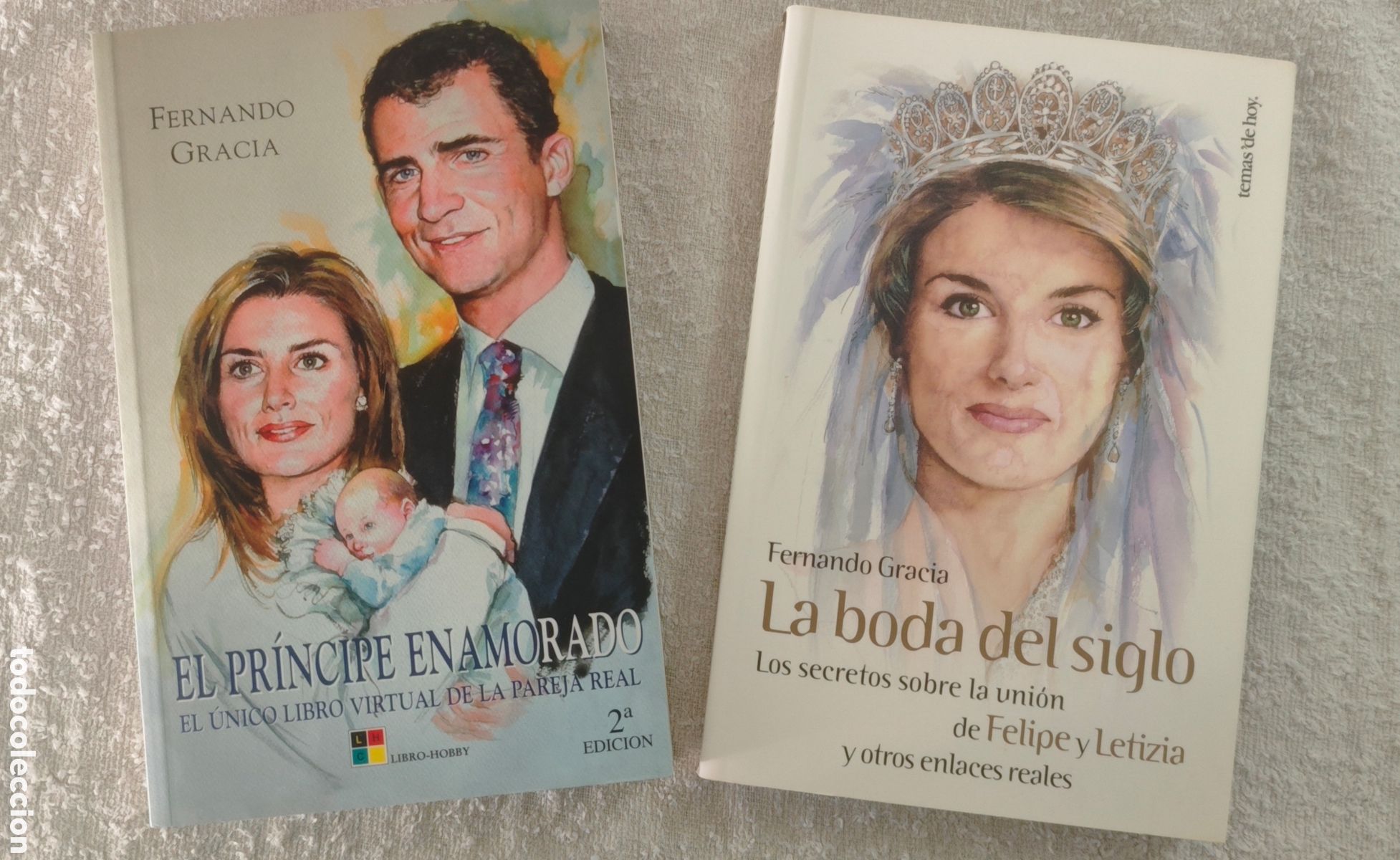 Libros: Pr&iacute;ncipe Felipe y Letizia Ortiz