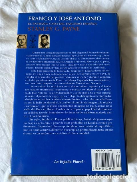 Libros: Franco y Jos&eacute; Antonio -Stanley Payne- - Foto 2