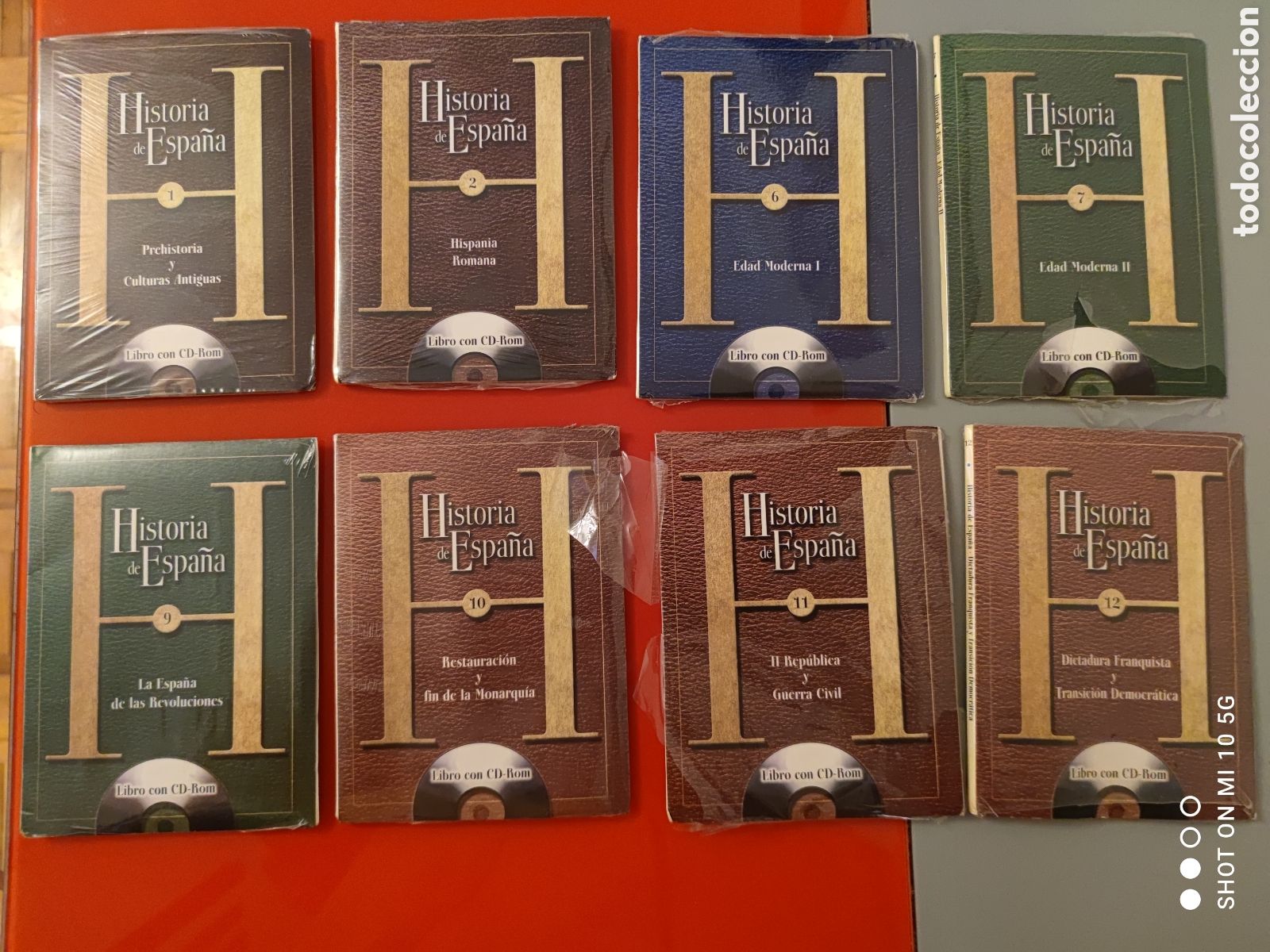 Libros: Lote 8 libros CD-ROM - Historia de Espa&ntilde;a (8 precintados)