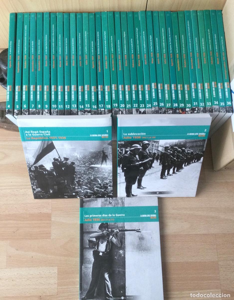 Libros: La Guerra Civil Espa&ntilde;ola Mes a Mes. 36 Vol&uacute;menes
