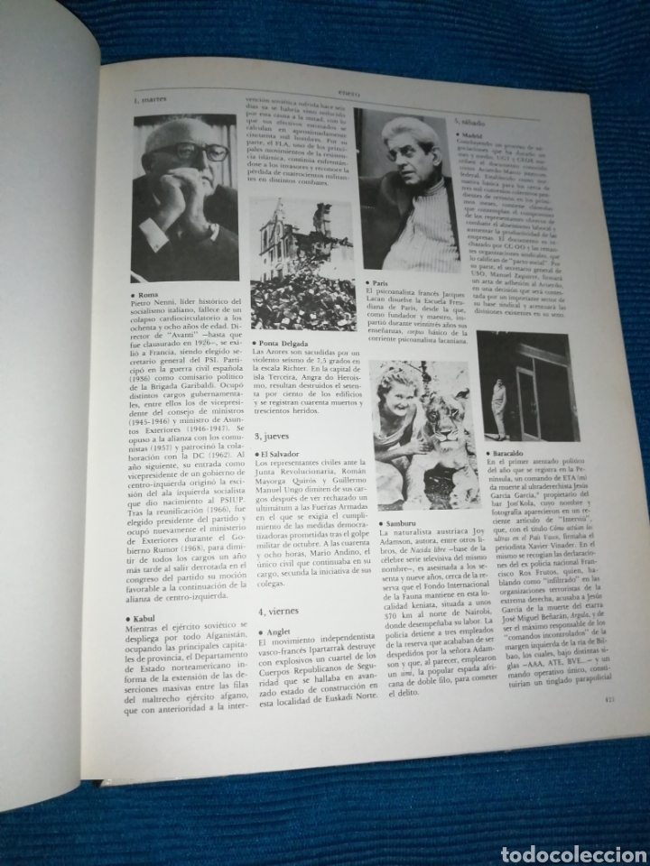 Libros: LIBRO ANUARIO 1980, VELA DE ARMAS, PERIODISMO,.. MÁS SINGLE CON TESTIMONIOS SONOROS, ED. DEL TIEMPO - Foto 19 - 246115495