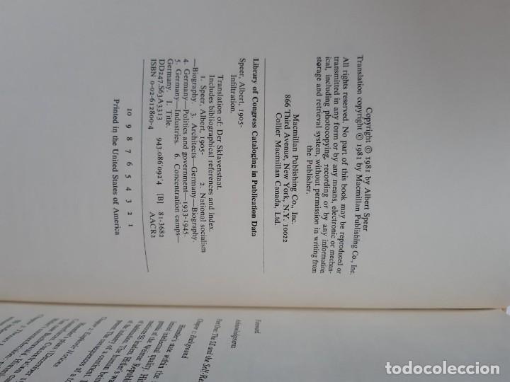 Libros: INFILTRATION ALBERT SPEER - Foto 2