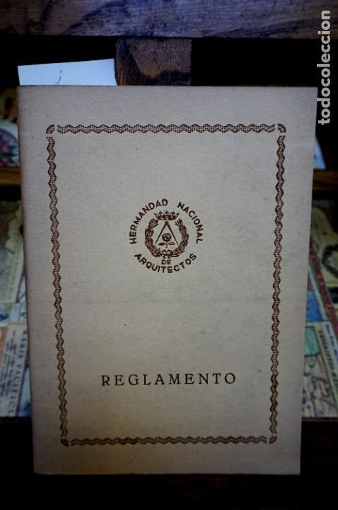 Libros: hermandad nacional de arquitectos.reglamento. - Foto 1