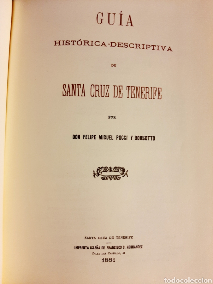 Libros: Guía histórico - descriptiva de Santa Cruz de Tenerife - Foto 3 - 293764743