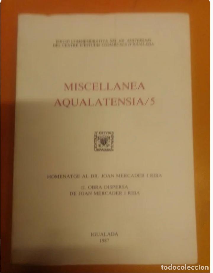 Libros: 8 MISCELLANEA AQUALATENSIA. 8x120&euro; - Foto 3