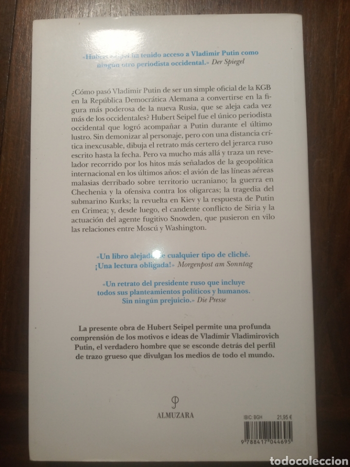 Libros: Putin. El poder visto desde dentro. Hubert Seipel - Foto 2
