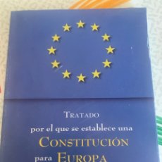 Libros: EUROPA TRATADO POR EL QUE SE ESTABLECE CONSTITUCIÓN PARA EUROPA