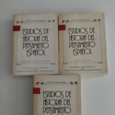Libros: ESTUDIOS DE HISTORIA DEL PENSAMIENTO ESPAÑOL. Lote 390062294