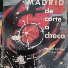 Libros: BARIBOOK 121 MADRID DE CORTE A CHECA AGUSTÍN DE FOSA CONDE DE FOSA. Lote 401839234
