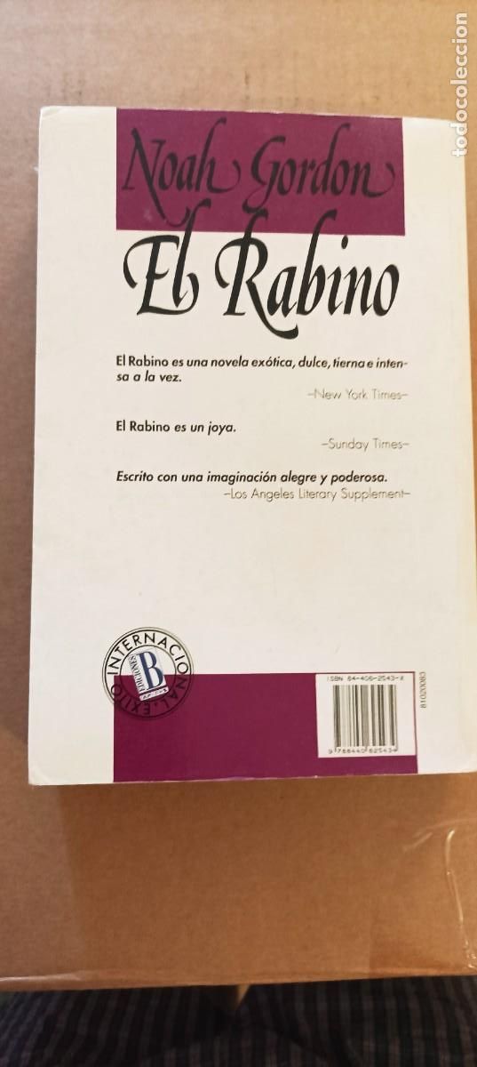 Libros: El rabino. Noah gordon - Foto 2