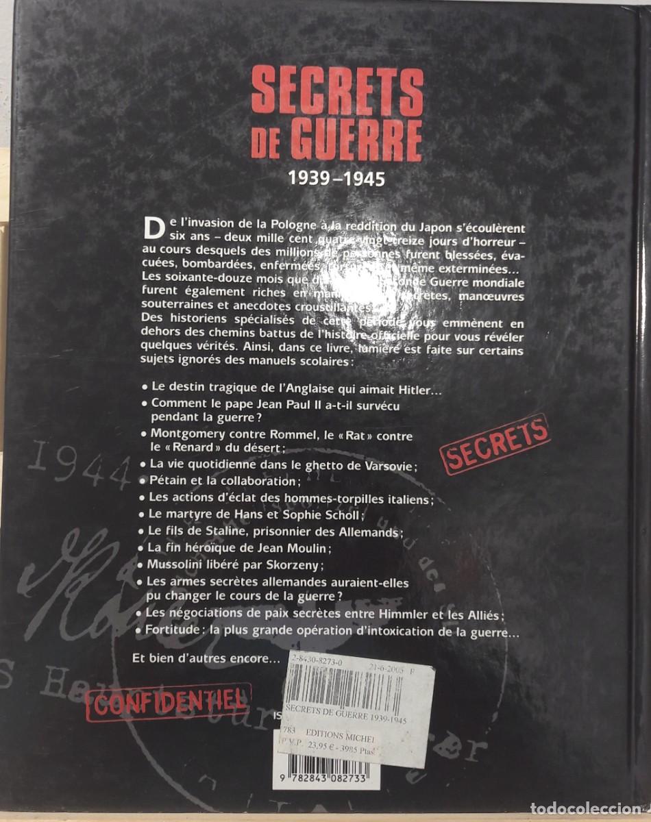 Libros: SECRETS DE GUERRE 1939-1945 - Foto 2