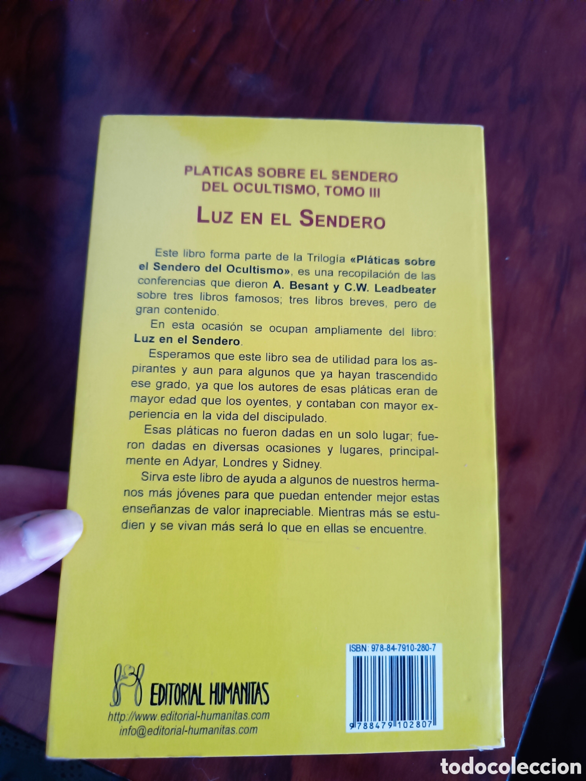 Libros: Libro Luz en el sendero - Foto 4