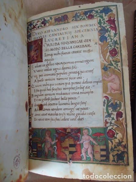 Libros: Spectacula Lucretiana, s. XVI. Facs&iacute;mil. Scriptorium - Foto 3