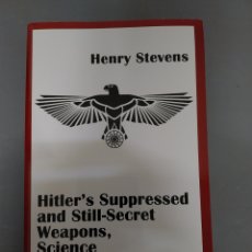 Libros: HITLER'S SUPRESSED AND STILL SECRET WEAPONS,SCIENCE AND TECHNOLOGY
