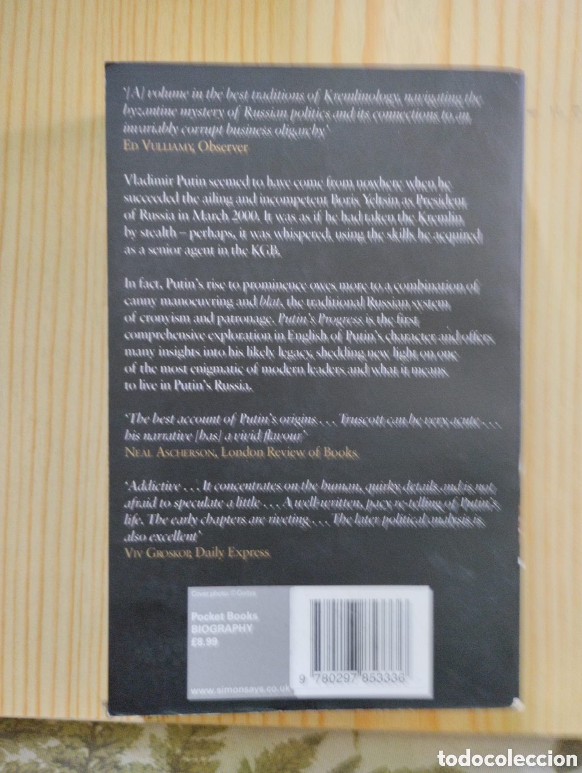 Libros: PUTIN, PROGRESS, DE PETER TRUSCOTT - Foto 2