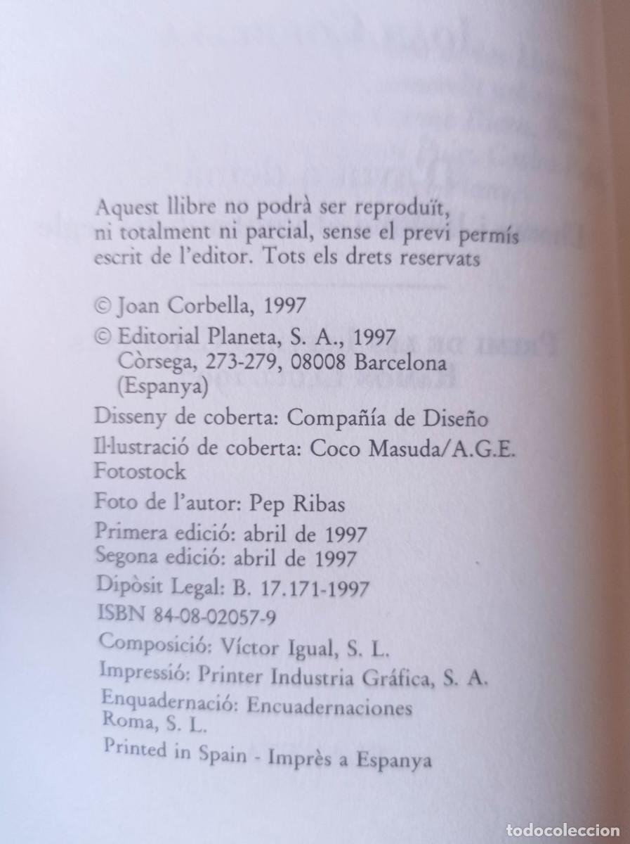 Libros: Davui a dem&agrave; Joan Corbella en Catal&aacute;n - Foto 2