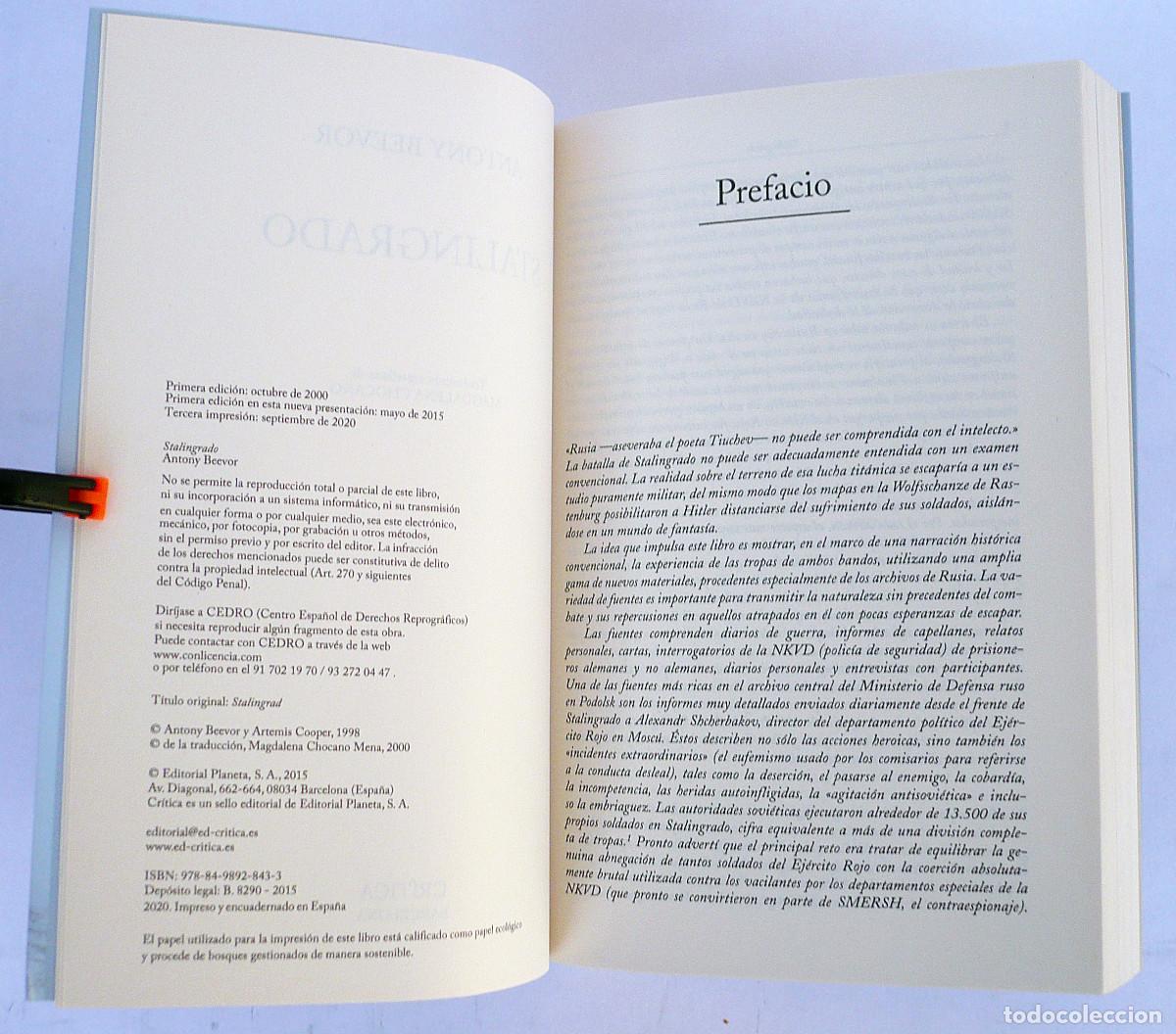 Libros: Antony Beevor, Stalingrado - Foto 4