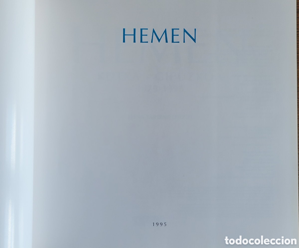Libros: HEMEN, KUTXA-GUIPUZKOA - Foto 2