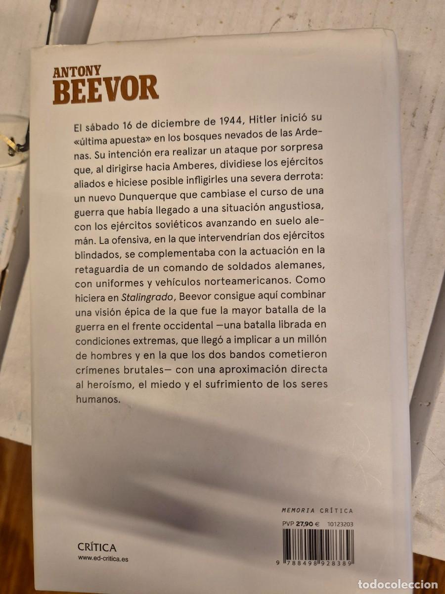 Libros: Ardenas 1944 Antony Beevor Critiva - Foto 4