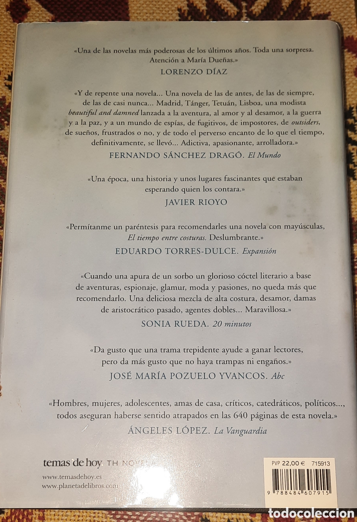 Libros: Libro El tiempo entre costuras - Foto 2