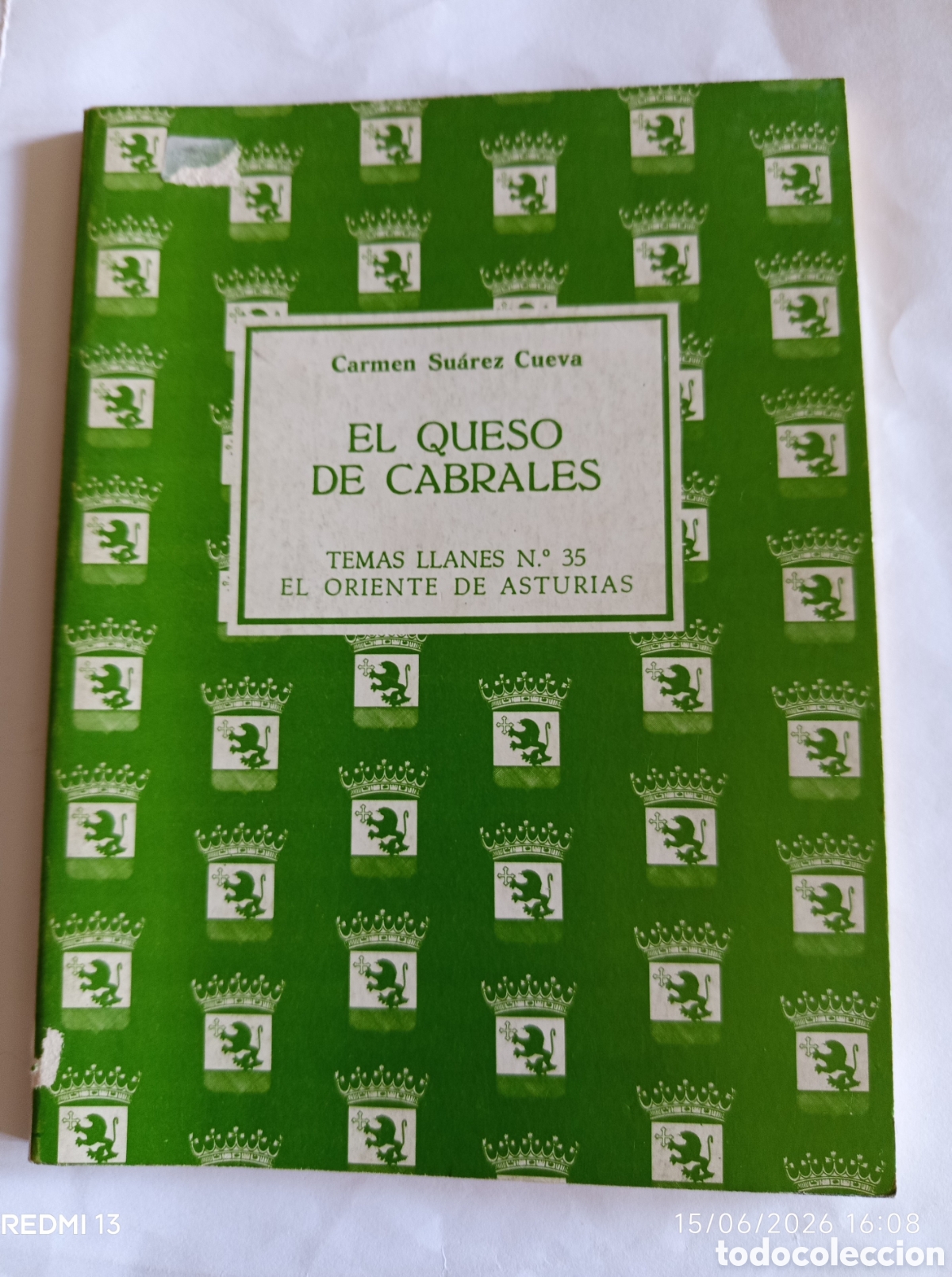 Libros: TEMAS DE LLANES N&ordm; 35. EL QUESO DE CABRALES