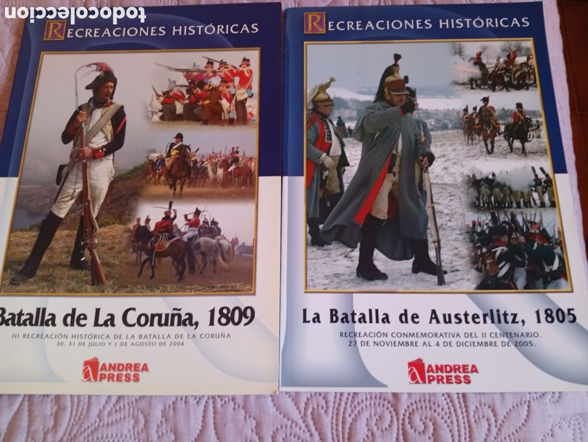 Libros: Lote libros batalla coru&ntilde;a 1809 y Austerlitz 1805