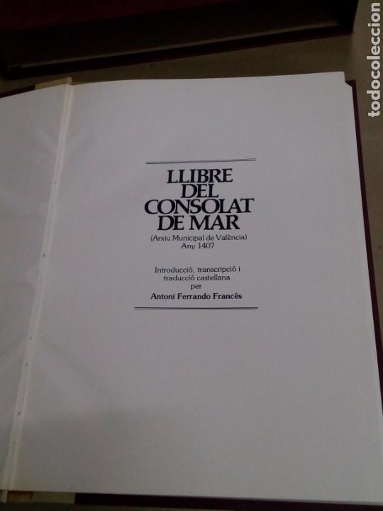 Libros: Facs&iacute;mil Llibre del consolat de mar como nuevo - Foto 3