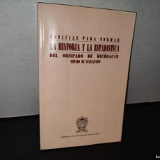 Libros: 89- NOTICIAS PARA FORMAR LA HISTORIA Y LA ESTADÍSTICA DEL OBISPADO DE MICHOACÁN ESTADO DE GUANAJUATO