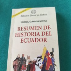 Libros: RESUMEN DE LA HISTORIA DEL ECUADOR. ENRIQUE AYALA MORA, ED. CORPORACIÓN EDITORA NACIONAL, 2008.