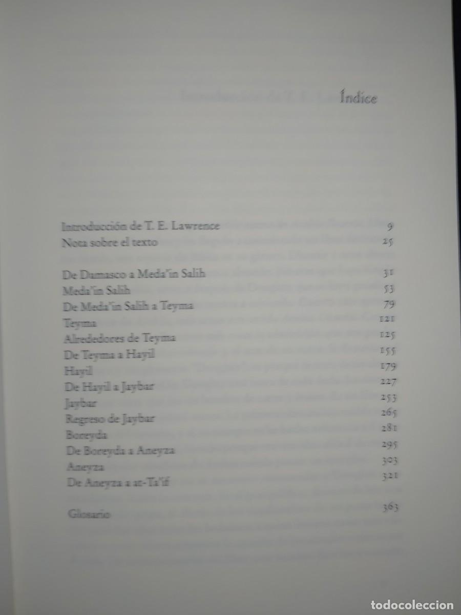 Libros: CHARLES M. DOUGHTY. ARABIA DESERTA .EDICIONES DEL VIENTO - Foto 2