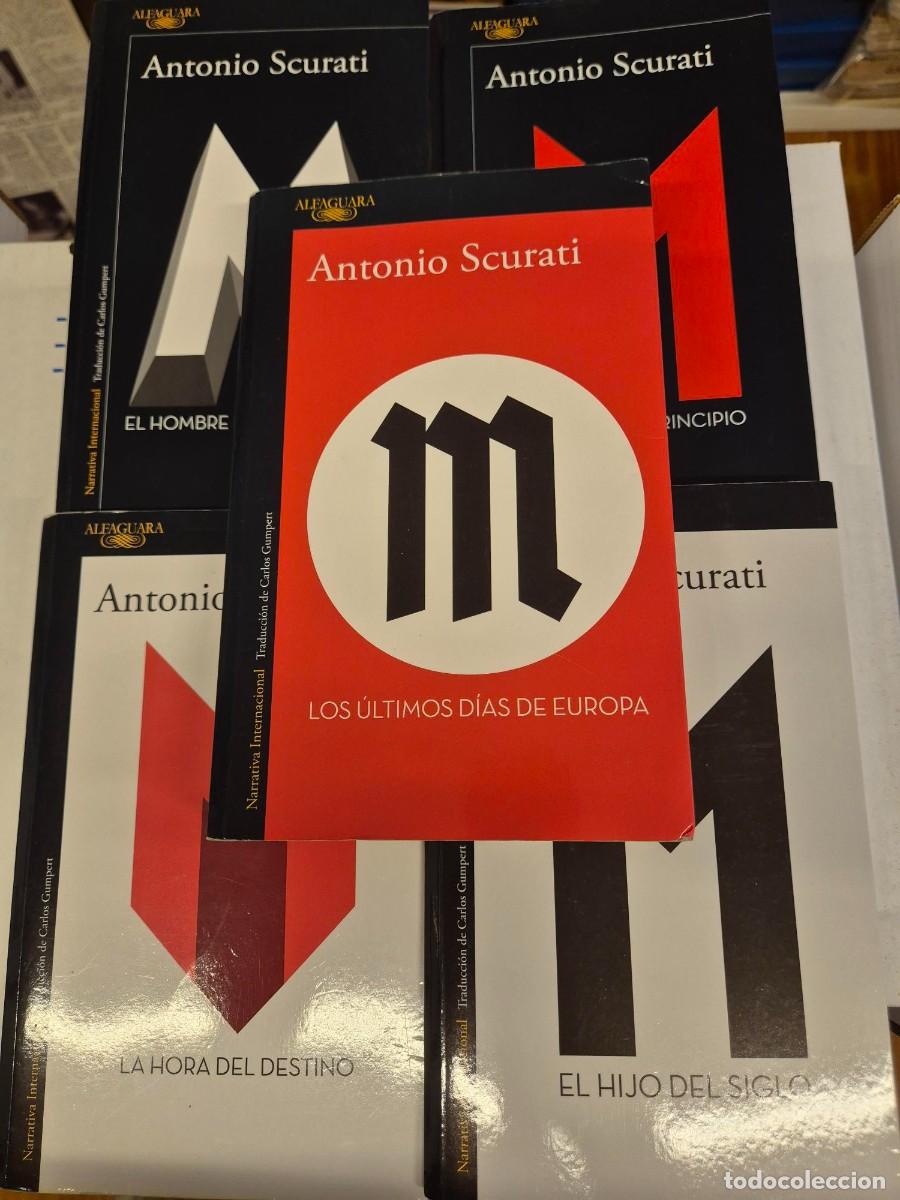 Libros: 5 tomos de Mussolini Completa.Antonio Scurati. Alfaguara.