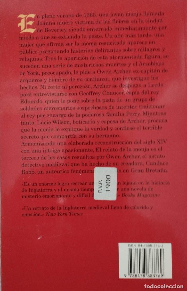 Libros: EL RELATO DE LA MONJA - CANDACE ROB - - Foto 2