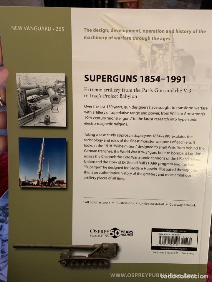 Libros: Osprey Superguns 1854- 1991 - Foto 2