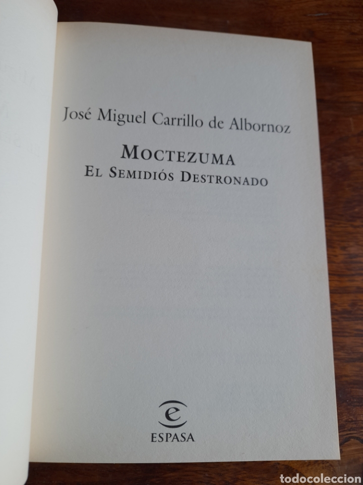 Libros: Moctezuma,Jos&eacute; Miguel Carrillo de Albornoz - Foto 3