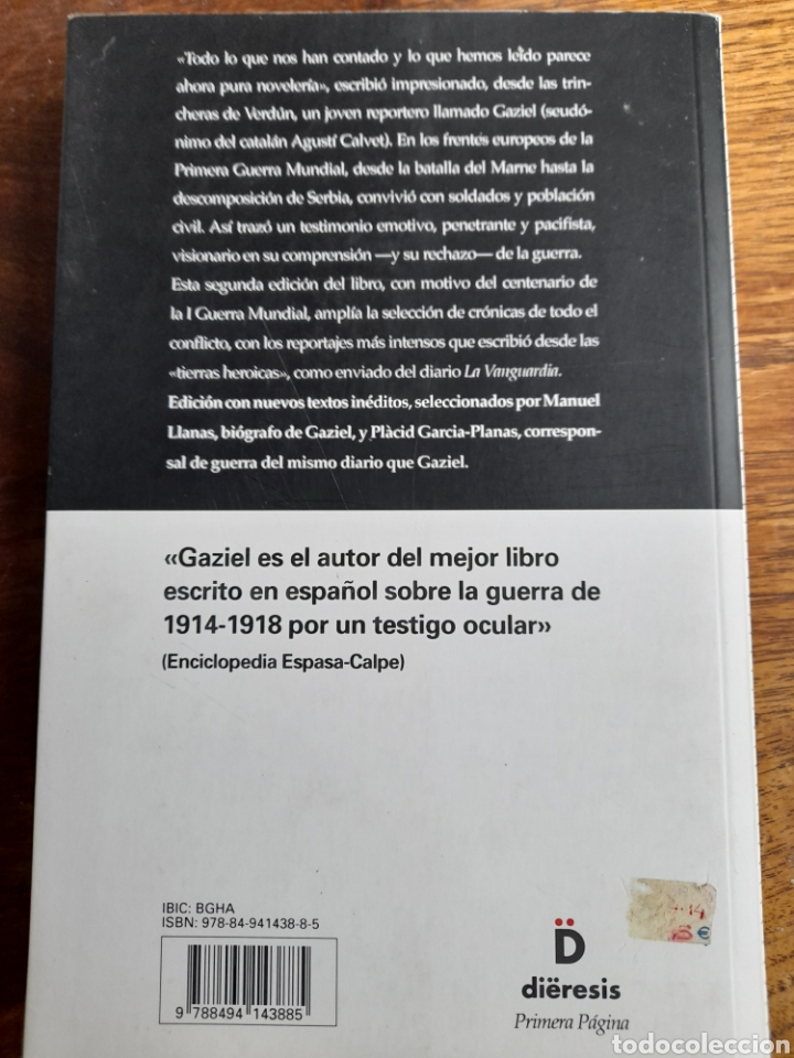 Libros: Gaziel. En las trincheras - Foto 2