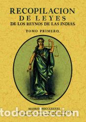 Libros: Recopilaci&oacute;n de leyes de los Reynos de las Indias (3 tomos) - &nbsp;