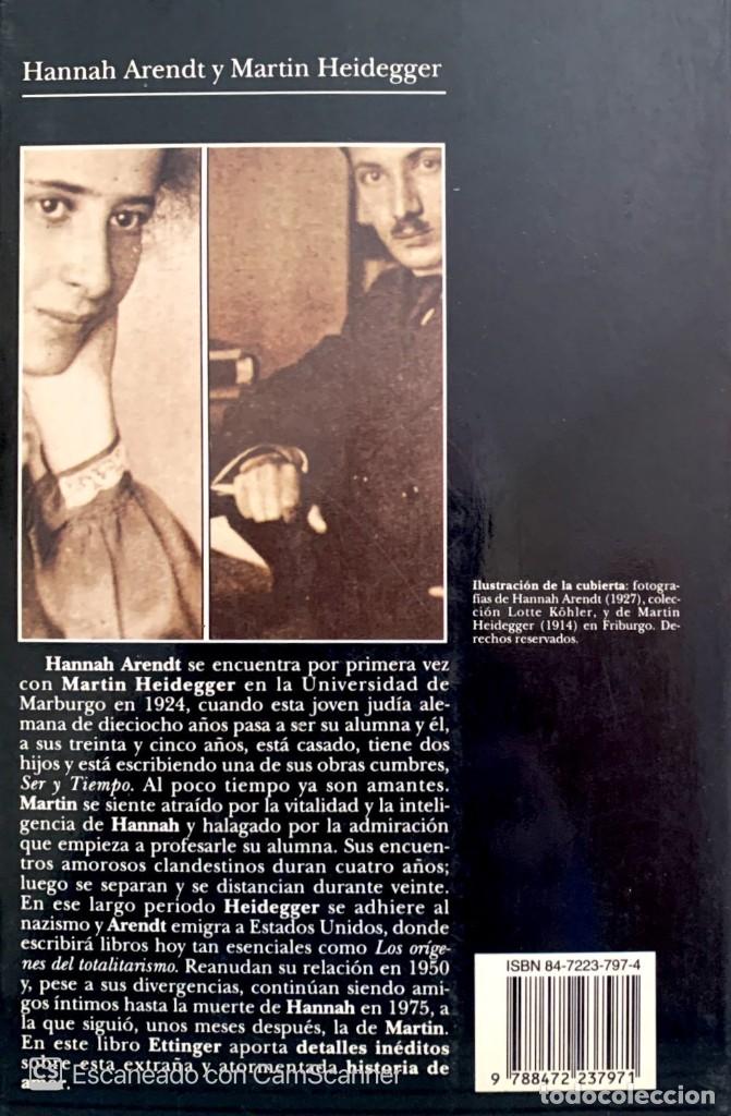 Libros: Hannah Arendt y Martin Heidegger - Foto 2