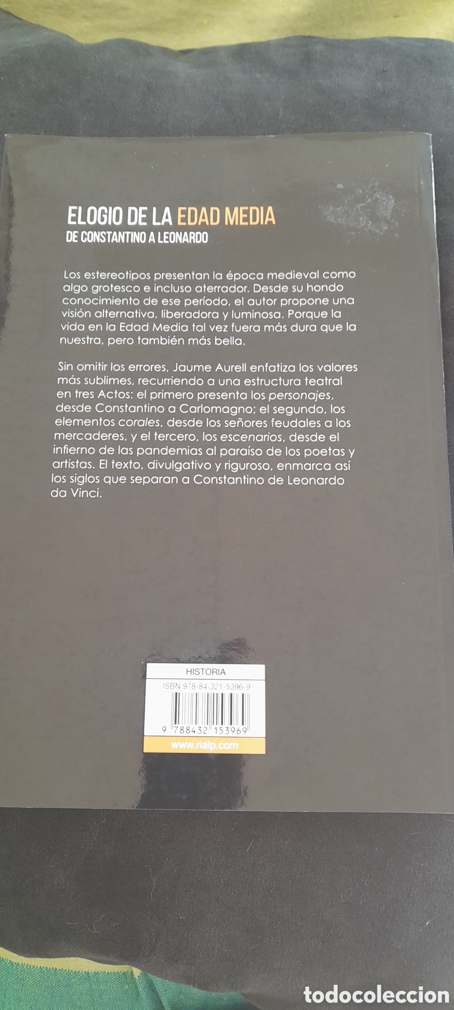 Libros: Elogio de la Edad Media. Jaume Aurrell - Foto 2