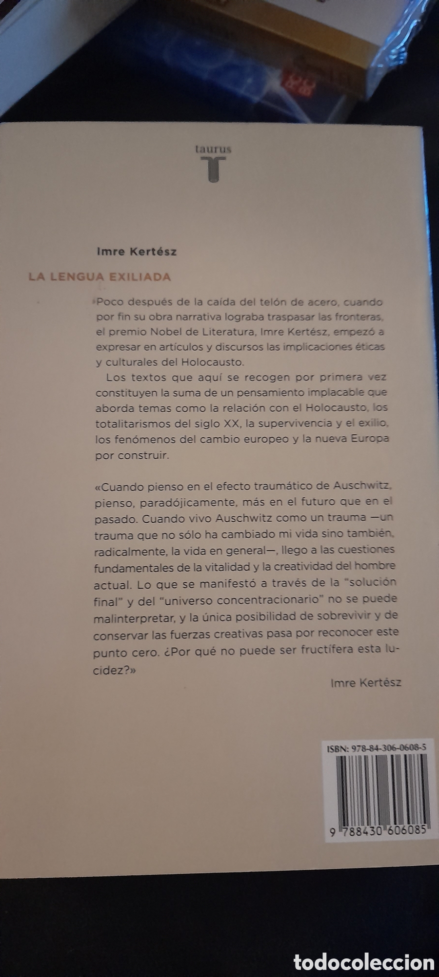 Libros: La lengua exiliada. Imre Kertesz - Foto 2